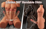 3D Muscular Male Torso Sex Dolls for Women with Tight Anal for Men Gay Couple